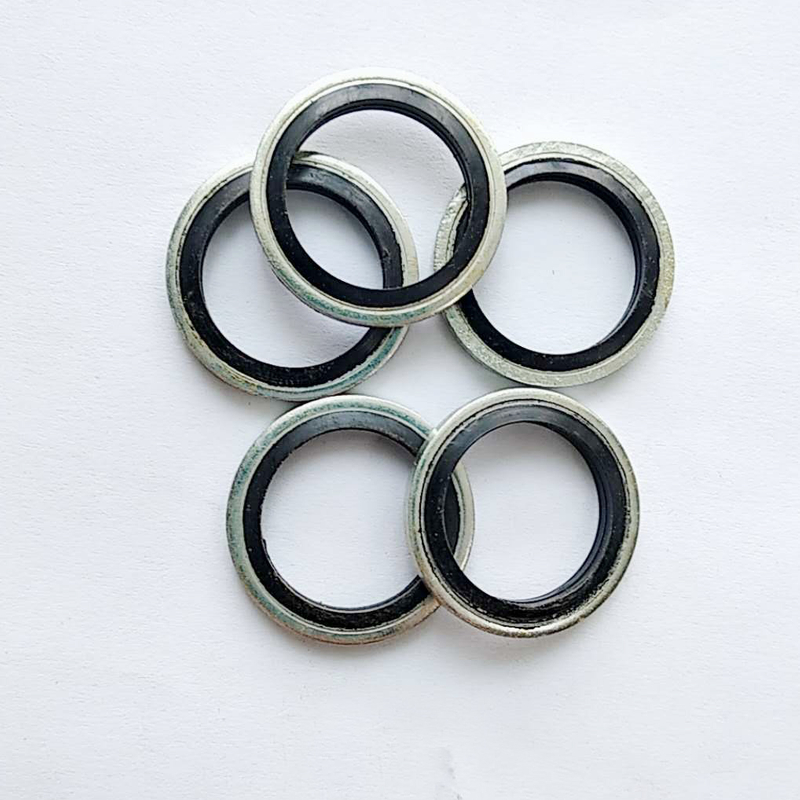 NBR Bonded Gasket / Metal + Rubber Gasket / Sealing Washer