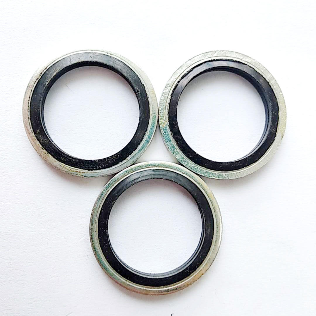NBR Bonded Gasket / Metal + Rubber Gasket / Sealing Washer
