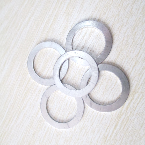 Arandela plana delgada de metal de aluminio