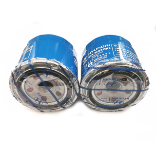 Piezas del motor para el filtro de aceite del motor del filtro de aceite del coche de Corea 26300-35503