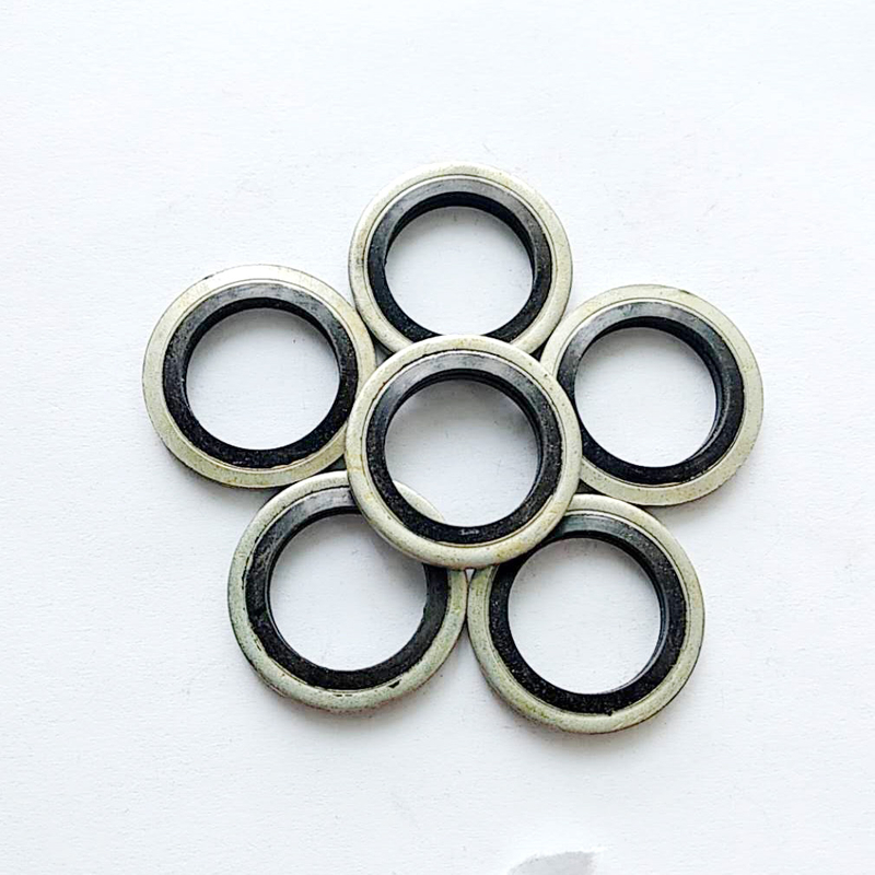 Arandela combinada de sellos de goma de 1/4 ", lavadora consolidada