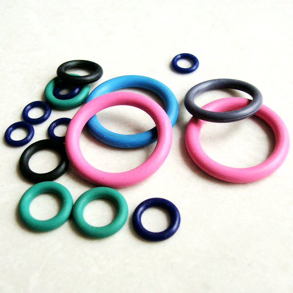Resistente al aceite Colorido NBR / VITON / SILICONE / EPDM Junta tórica de goma
