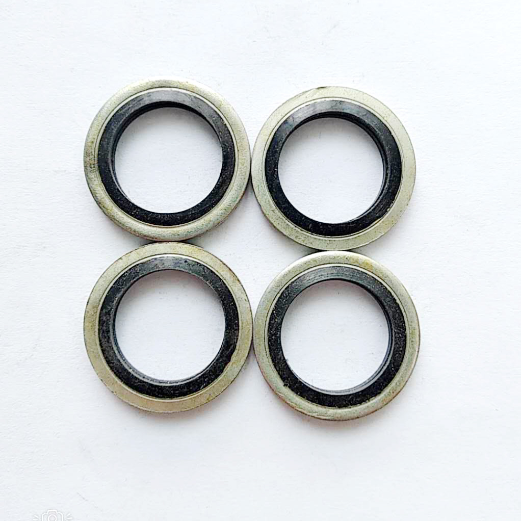 Arandela combinada de sellos de goma de 1/4 ", lavadora consolidada