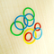 Todos los anillos de tamaño O para diferentes colores