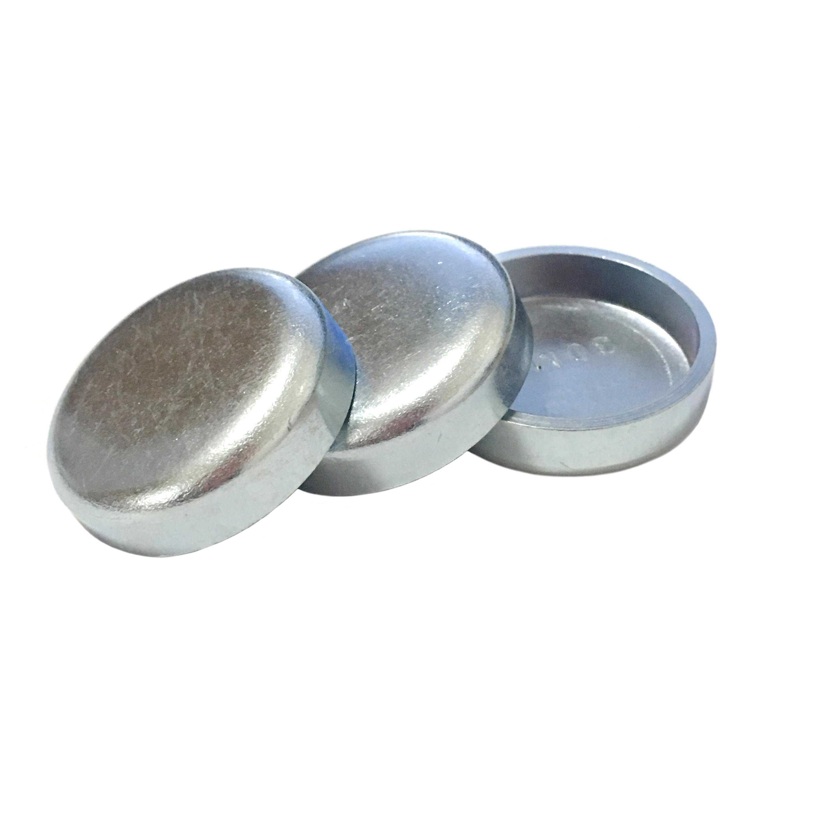 30MM Hierro + Zinc blanco Tapón de congelación Espesor 2MM