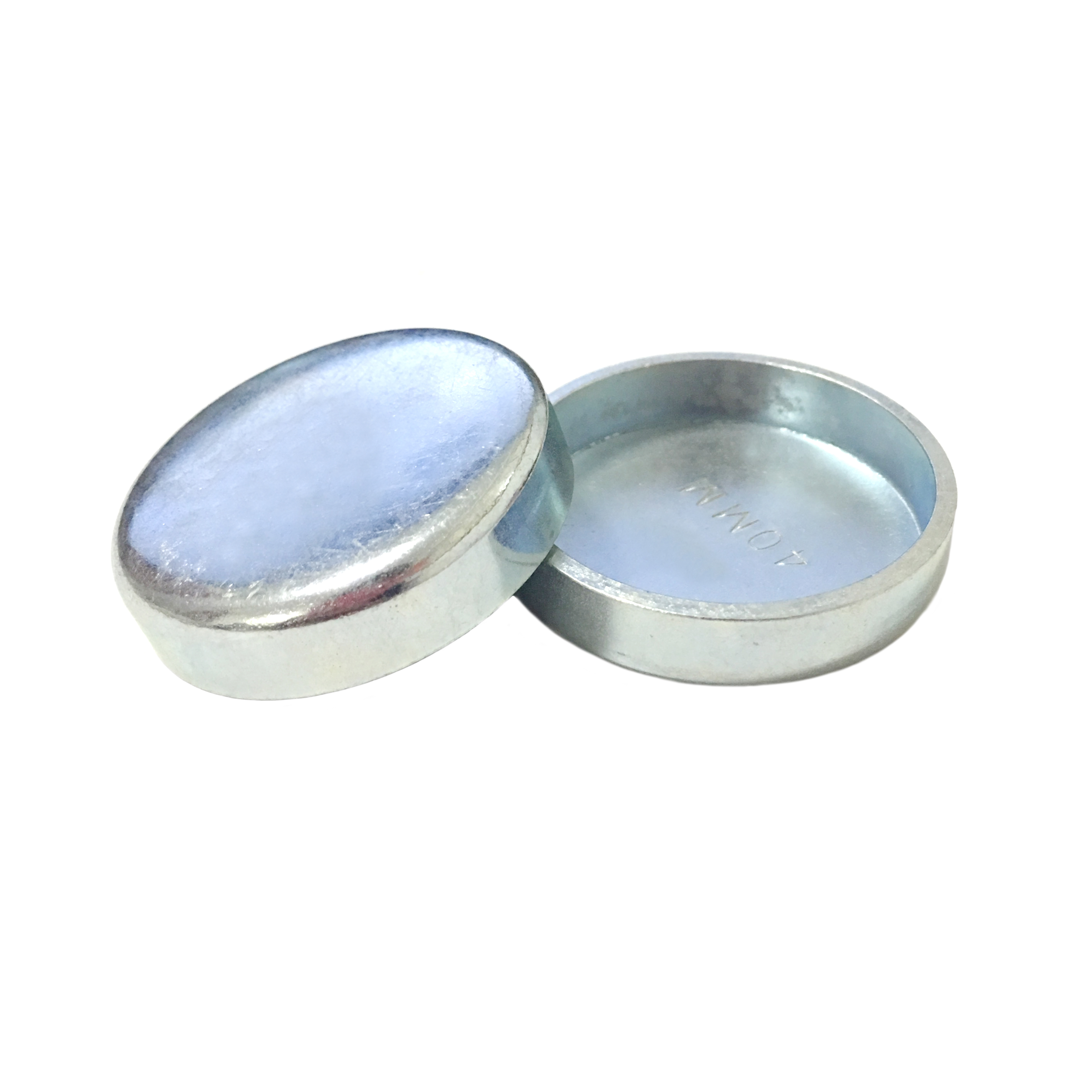 40MM 2MM Hierro + Enchufe de congelación de zinc blanco