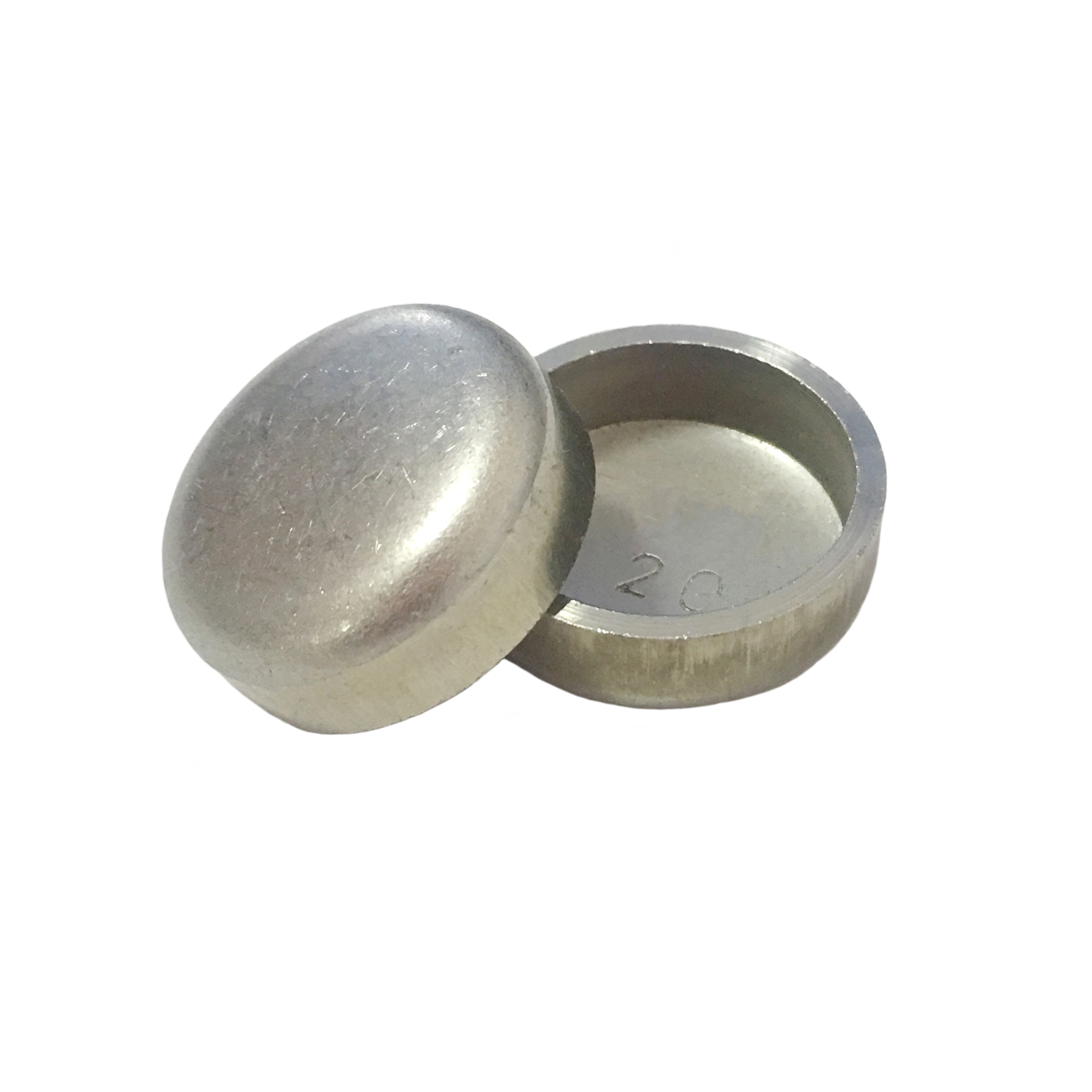 Enchufe de congelación de acero inoxidable de 20 mm y 1,5 mm