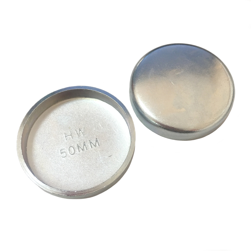 Enchufe de congelación de hierro + zinc blanco de 50 mm