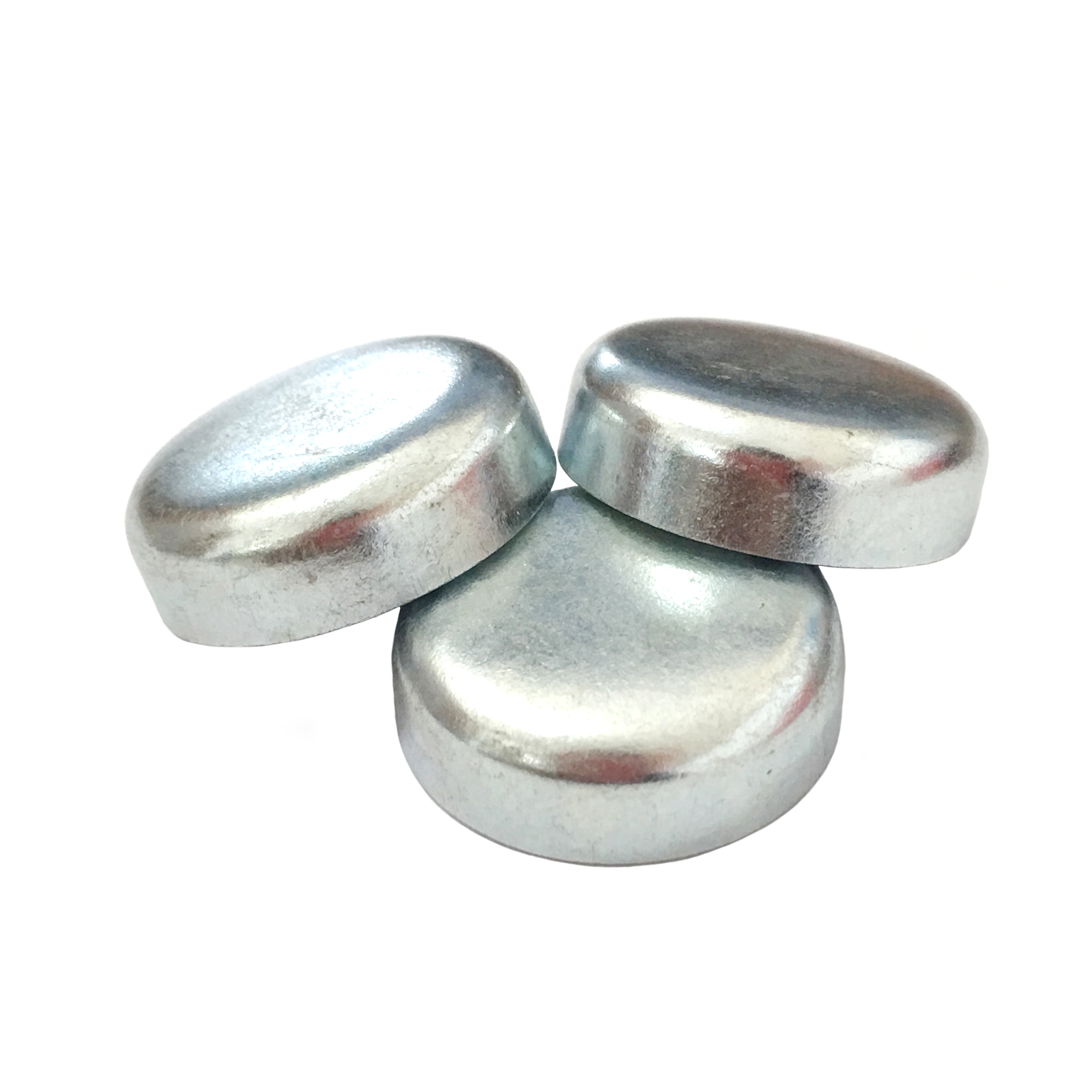 Tapa del motor de hierro + zinc blanco de 25 mm