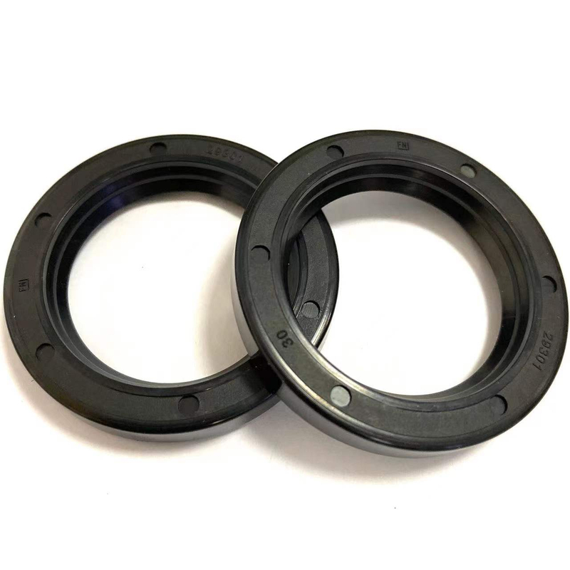 XTSEAO Bogie sellado con aceite F-00908 (P01852) Tamaño 33 * 46 * 7 Negro NBR