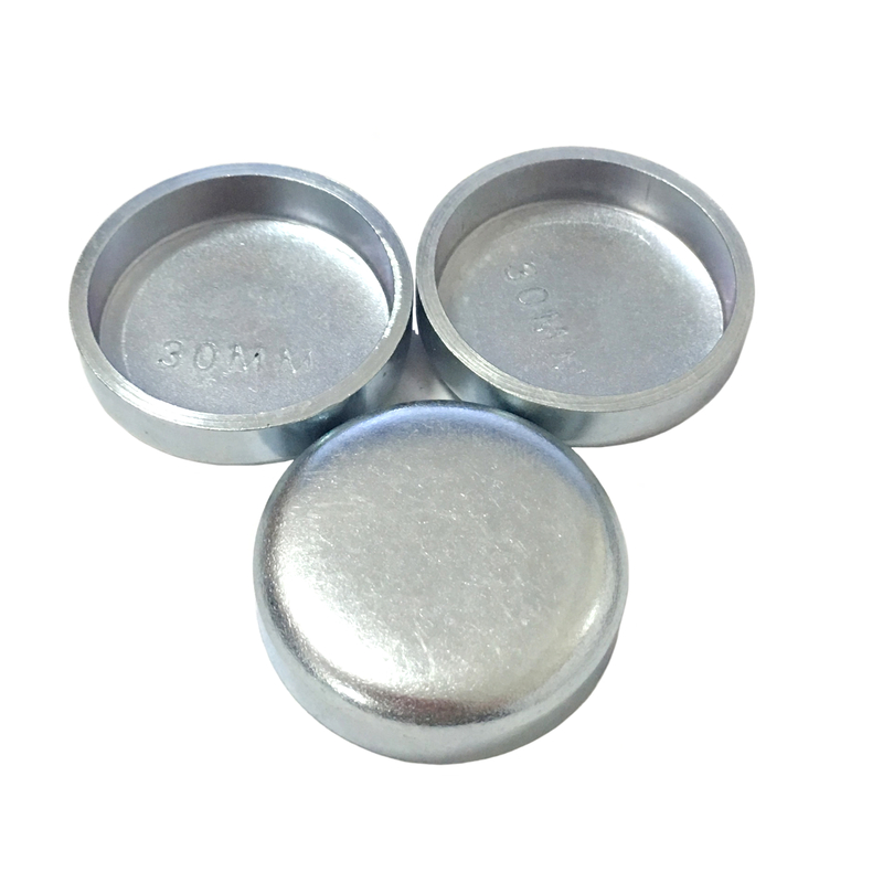 30MM Hierro + Zinc blanco Tapón de congelación Espesor 2MM